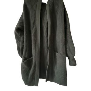 Aritzia Wilfred free unwind cardigan - black - small